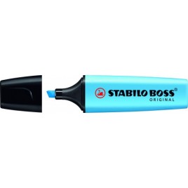 MARCADOR FLUORESCENTE BOSS ORIGINAL TRAZO 2 5MM AZUL STABILO 70 31