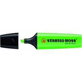 MARCADOR FLUORESCENTE BOSS ORIGINAL TRAZO 2 5MM VERDE STABILO 70 33