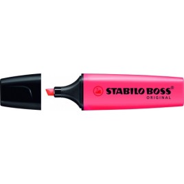 MARCADOR FLUORESCENTE BOSS ORIGINAL TRAZO 2 5MM ROJO STABILO 70 40