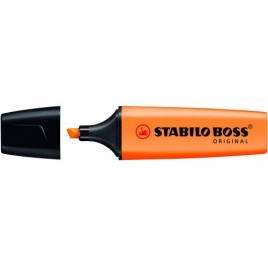 MARCADOR FLUORESCENTE BOSS ORIGINAL TRAZO 2 5MM NARANJA STABILO 70 54