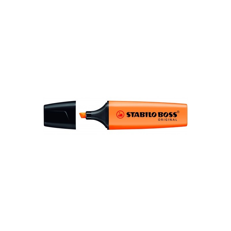 MARCADOR FLUORESCENTE BOSS ORIGINAL TRAZO 2 5MM NARANJA STABILO 70 54