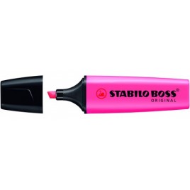 MARCADOR FLUORESCENTE BOSS ORIGINAL TRAZO 2 5MM ROSA STABILO 70 56