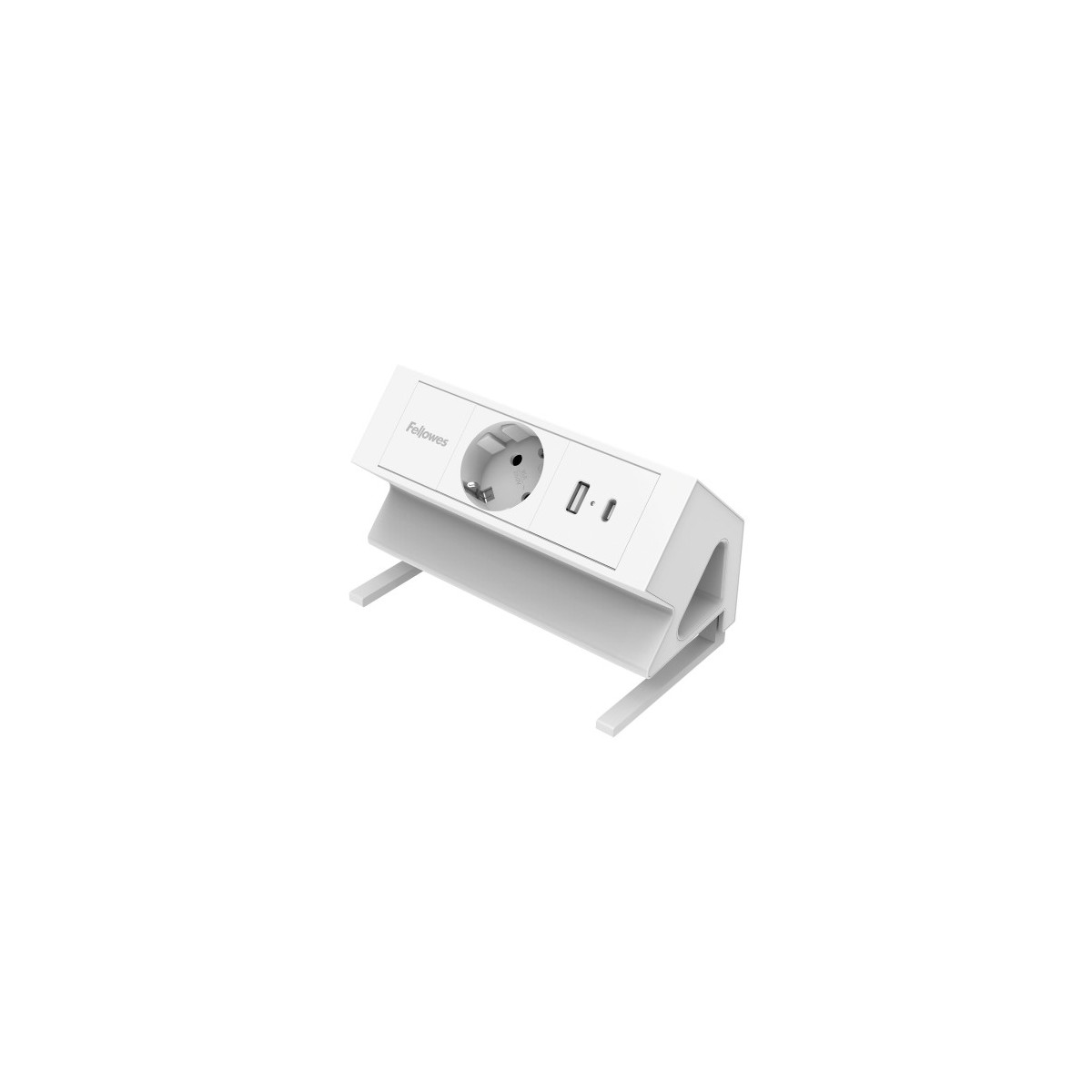 REGLETA SOBREMESA 1 TOMA USB A C BLANCO FELLOWES 100137173