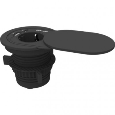 TOMA CARGA USB A C DIAMETRO 60 80 CM NEGRO FELLOWES 100137177