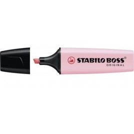 MARCADORFLUORESCENTE BOSS TRAZO 2 5MM ROSA PASTEL STABILO 70 129