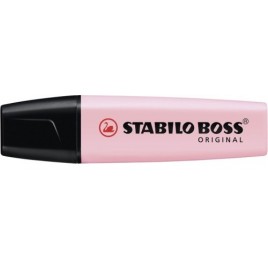 MARCADORFLUORESCENTE BOSS TRAZO 2 5MM ROSA PASTEL STABILO 70 129