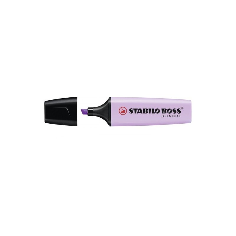 MARCADORFLUORESCENTE BOSS TRAZO 2 5MM VIOLETA PASTEL STABILO 70 155