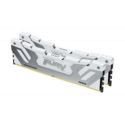 MEMORIA KINGSTON 48GB 8400MT S DDR5 CL40 CUDIMM KIT OF 2 FURY RENEGADE WHITE XMP KF584CU40RWK2 48