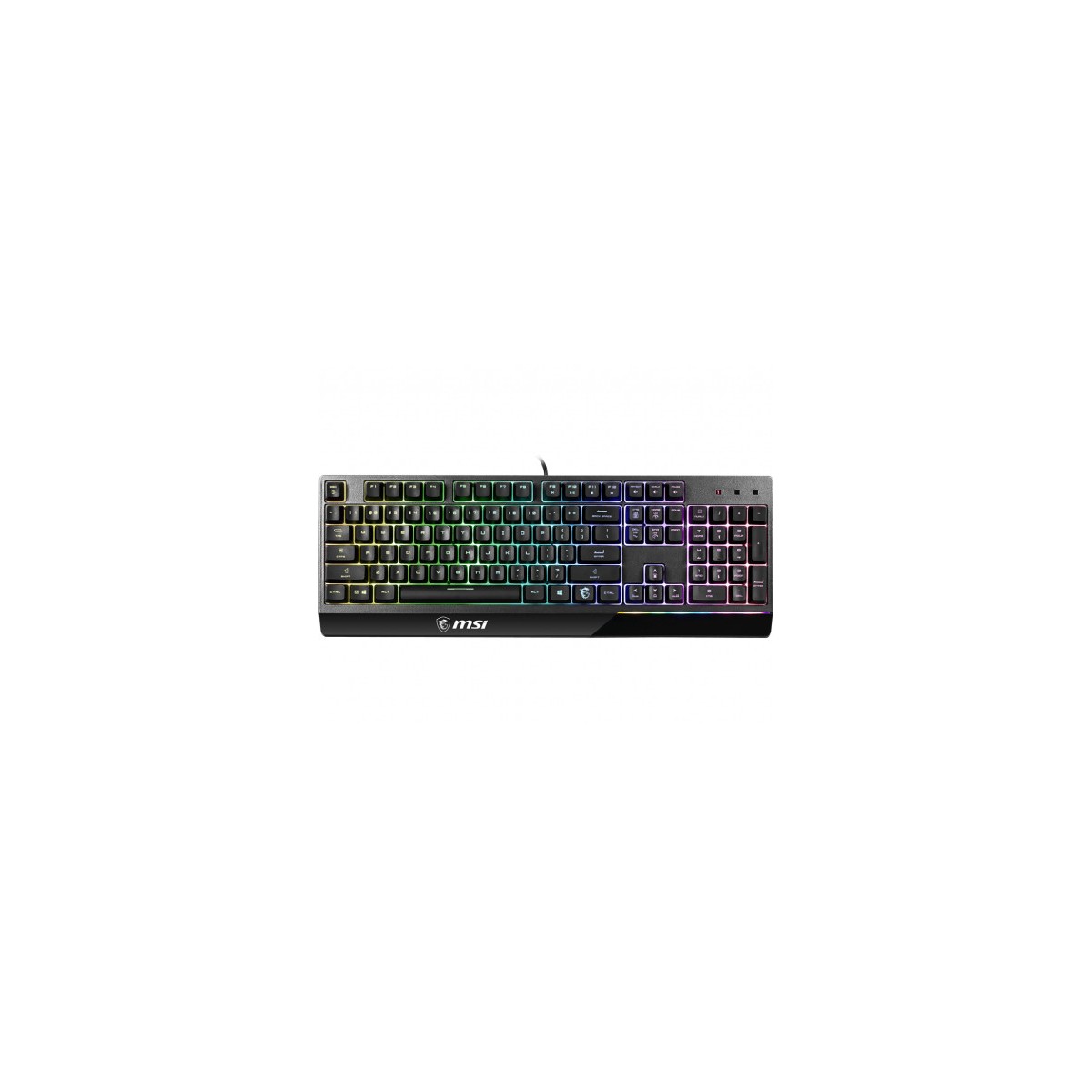 MSI Vigor GK30 teclado USB QWERTY Espanol Negro