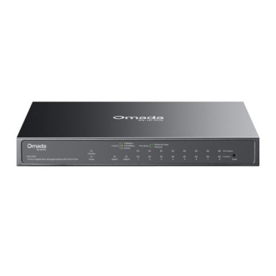 TP LINK ES210GP SWITCH GIGABIT OMADA 10 PUERTOS EASY MANAGED CON 8 PUERTOS POE