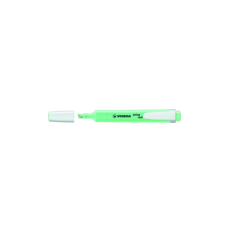 MARCADOR FLUORESCENTE SWING COOL PASTEL TRAZO 1 4MM MENTA STABILO 275 116 8