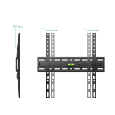 TOOQ SOPORTE FIJO PARED PANTALLAS 32 75 NEGRO