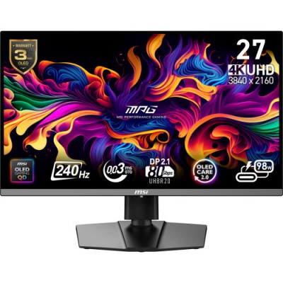 MSI MPG 272URX QD OLED pantalla para PC 673 cm 265 3840 x 2160 Pixeles 4K Ultra HD Negro