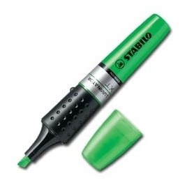 MARCADOR FLUORESCENTE LUMINATOR TRAZO 2 5MM VERDE STABILO 71 33