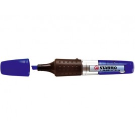 MARCADOR FLUORESCENTE LUMINATOR TRAZO 2 5MM AZUL STABILO 71 41