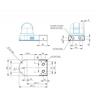 VOGELS SMART METAL S016101011 CAMERA MOUNT WH SONY SRG X400