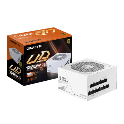 GIGABYTE UD1000GM PG5 V2 ICE Fuente de Alimentacion PCIe Gen 51 80 PLUS Gold Diseno completamente modular Ventilador de 120 mm 