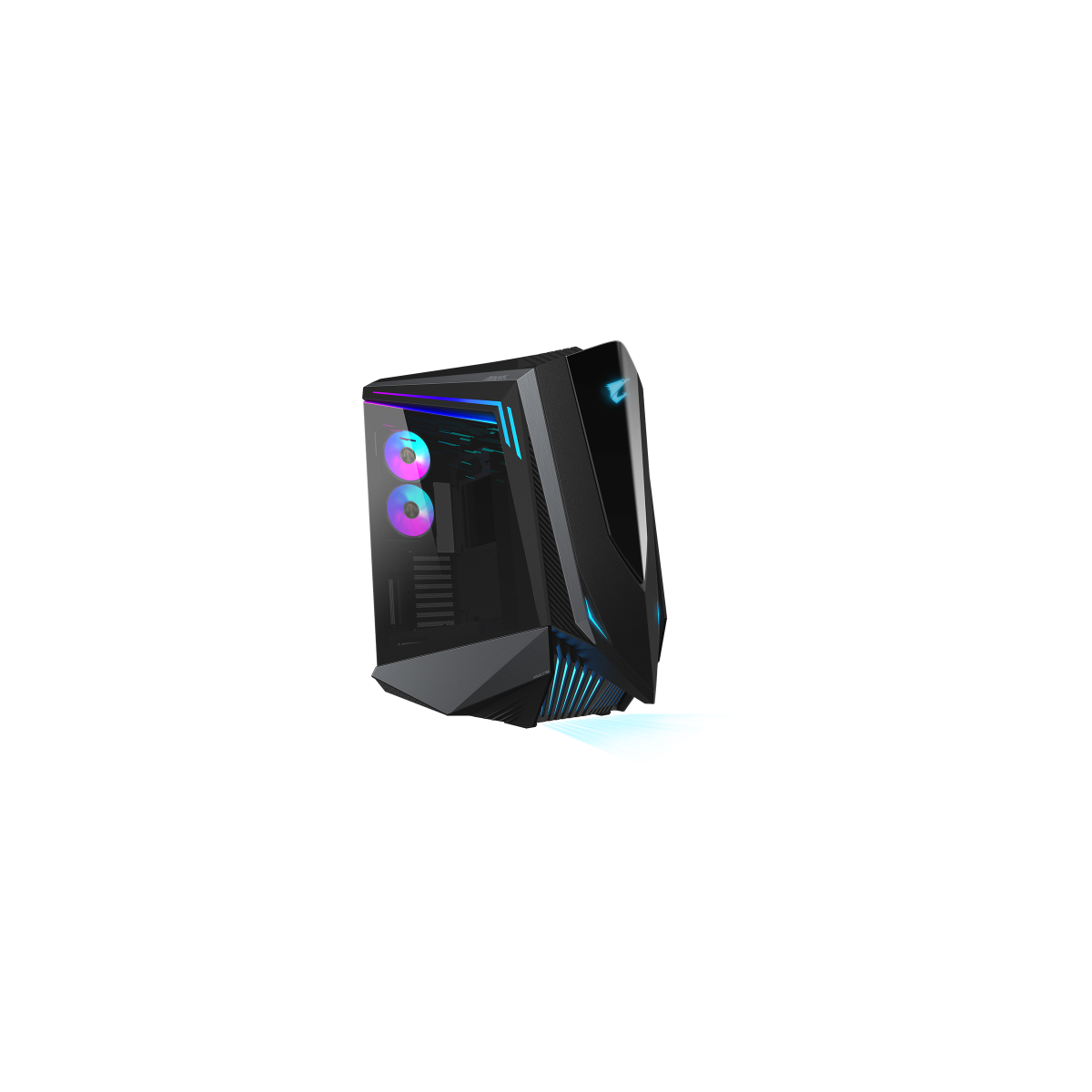 CAJA GIGABYTE AORUS C700 GLASSTORRE35 25X425X6F 120MMX3R 120MMX2HDMIUSB30X3TYPE CX1RGBNEGRAVENTANA TRANSPARENTE GB AC700G