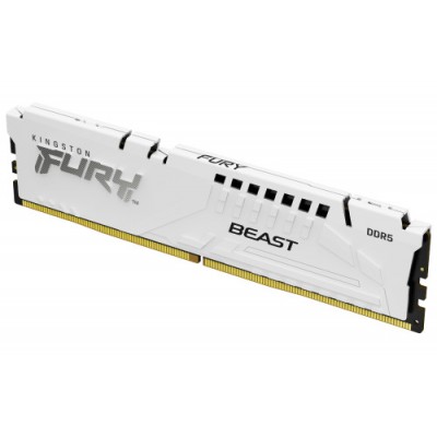 MEMORIA KINGSTON 16GB 6000MT S DDR5 CL36 FURY BEAST WHITE EXPO KF560C36BWE2 16