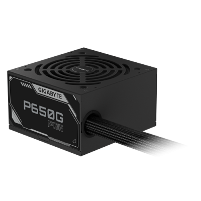 GIGABYTE P650G PCIE 51 Fuente de alimentacion PCIe 51 80 PLUS Silver ventilador de 120mm compatible con ATX 31 enchufe EU