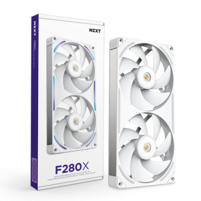 NZXT F280X RGB SINGLE FRAME BLANCO