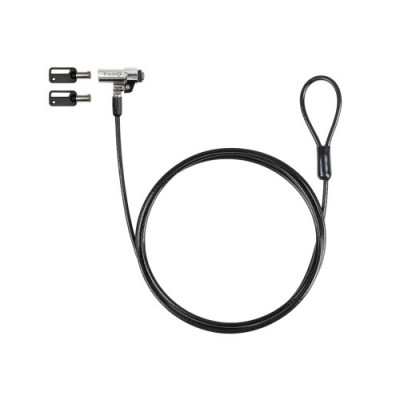 TooQ Cable de Seguridad Tipo NANO con Llave para Portatiles 15 metros Gris Oscuro