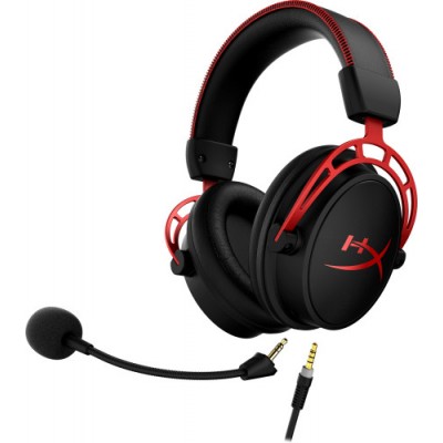 HP HyperX Cloud Alpha Auriculares Alambrico Diadema Juego Negro Rojo