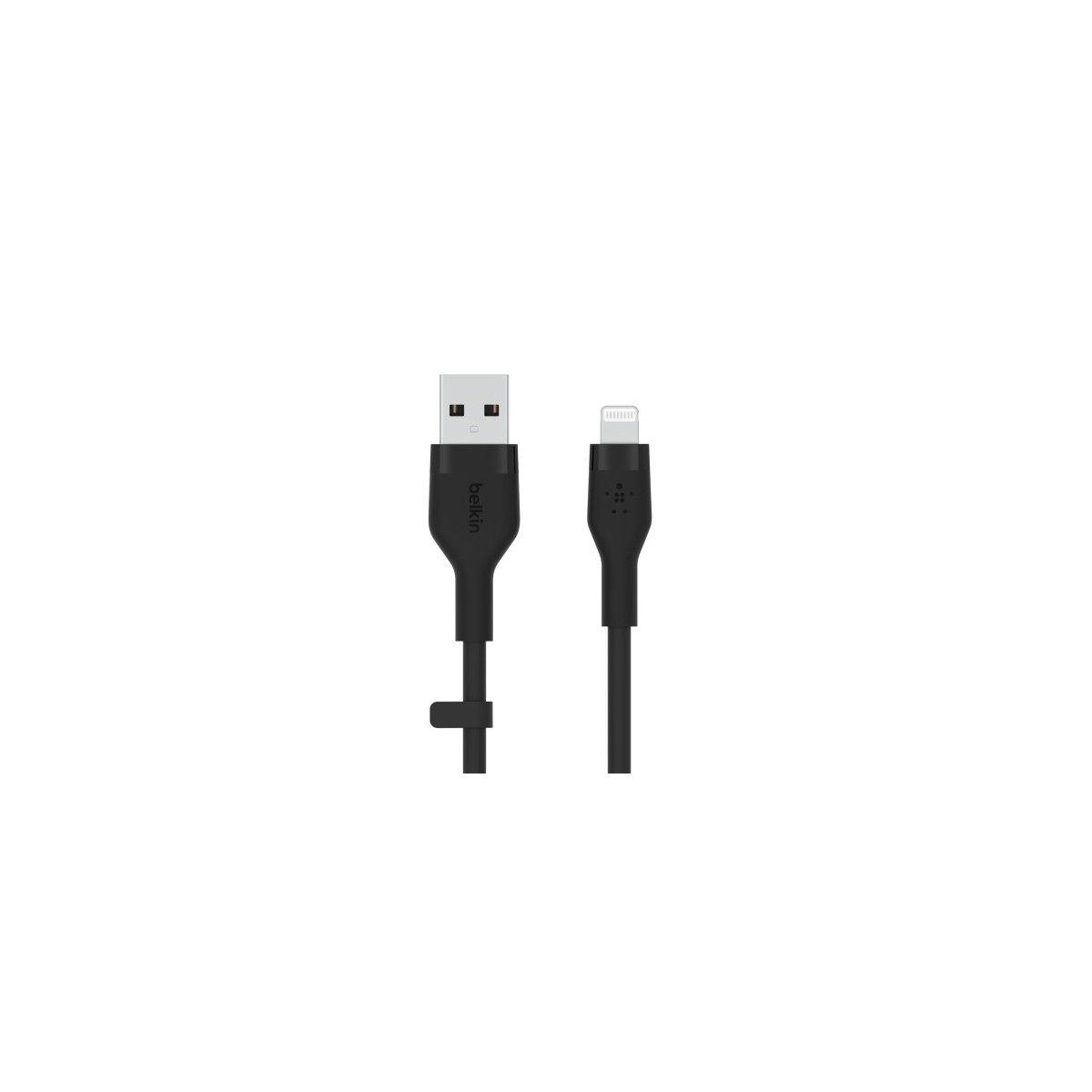 Belkin Cbl Silicqe USB A LTG 2M noir Negro