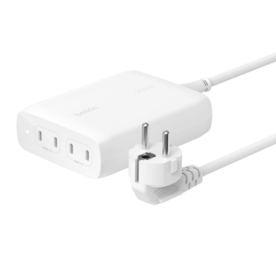 Belkin BoostCharge Pro Portatil Smartphone Tableta Blanco Corriente alterna Carga rapida Interior