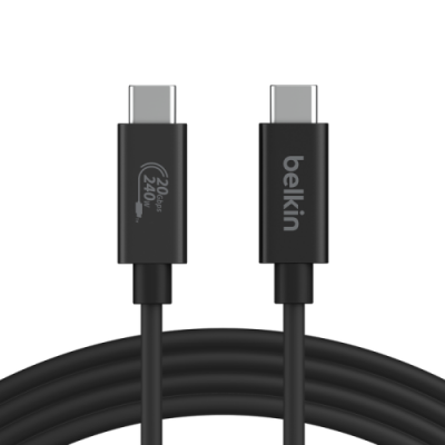 Belkin INZ004BT2MBK cable USB USB4 Gen 2x2 2 m USB C Negro
