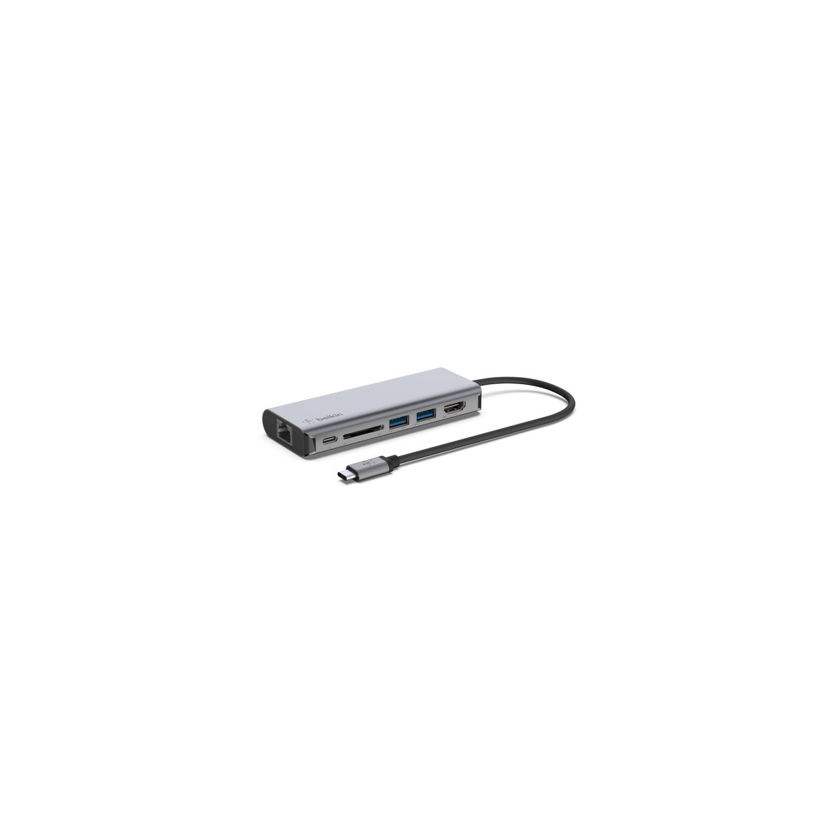 Belkin AVC008BTSGY base para portatil y replicador de puertos USB 32 Gen 1 31 Gen 1 Type C Negro Gris