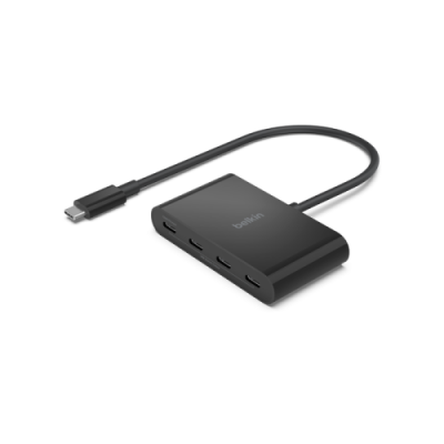 Belkin AVC018BTBK hub de interfaz USB Tipo C 10000 Mbit s Negro