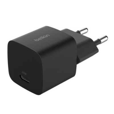 BELKIN 25W USBC PD WALL CHARGER WITH PPS BLK