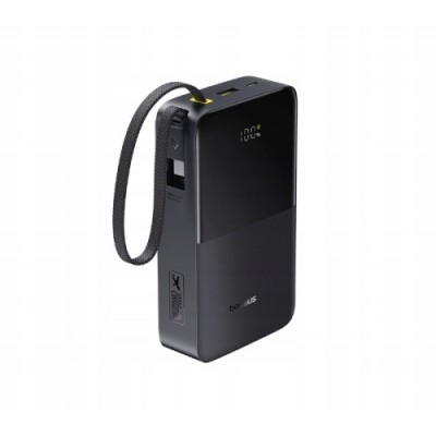 OS BASEUS ENERFILL FC51 BIPOW2 PRO DIGITAL DISPLAY POWER BANK WITH BUILT IN CABLE 20000MAH 225W COSMIC BLACK