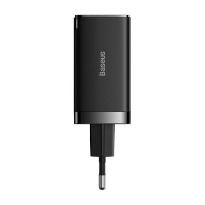 BASEUS GAN5 PRO FAST CHARGER 2CU 65W  EU  BLACKINCLUDEBASEUS XIAOBAI SERIES FAST CHARGING CABLE TYPE C  TO TYPE C 100W20V 5A 1M