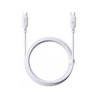 OS BASEUS SILKY FAST CHARGING DATA CABLE USB A TO USB C 3A 1M MOON WHITE
