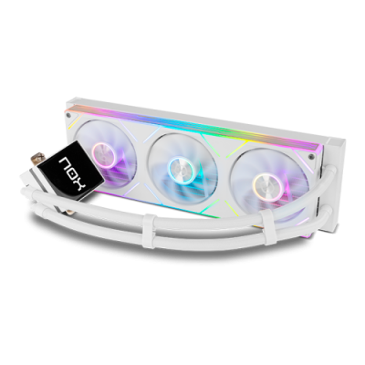 NOX Hummer M 360 LCDKit RL Magnetico ARGB Blanco