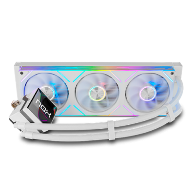 NOX Hummer M 360 LCDKit RL Magnetico ARGB Blanco