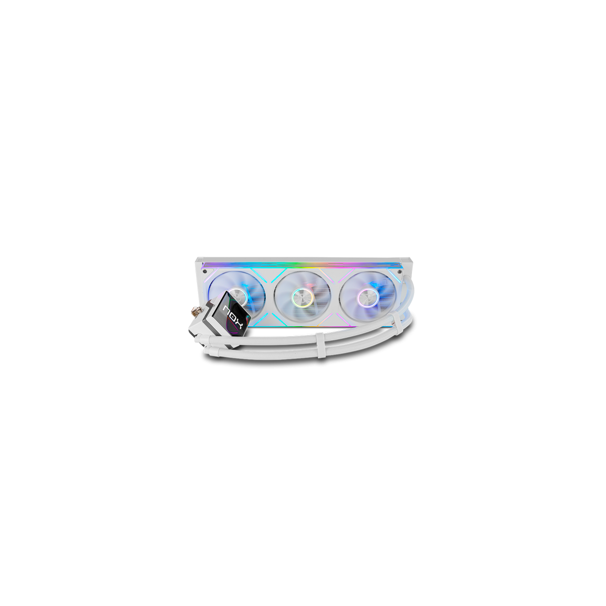 NOX Hummer M 360 LCDKit RL Magnetico ARGB Blanco