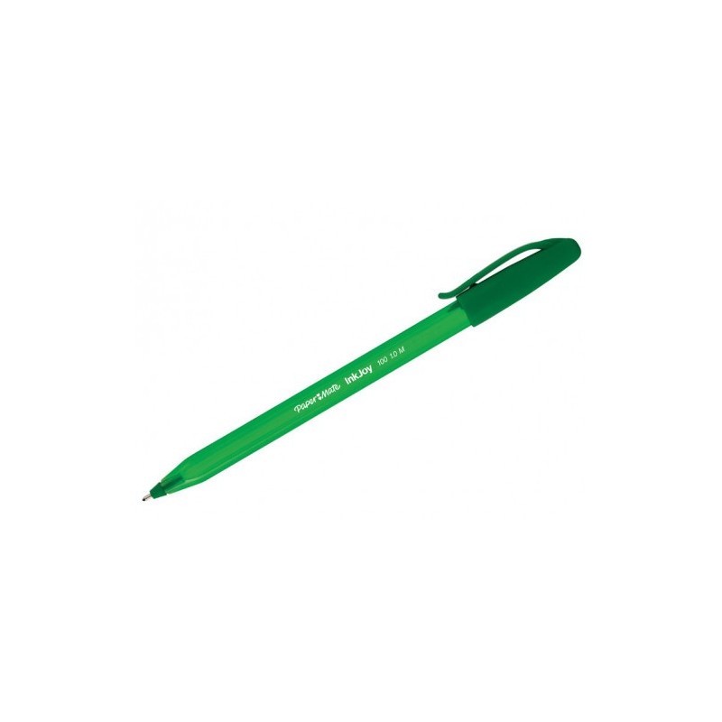 BOLIGRAFO INKJOY 100 1MM VERDE PAPERMATE S0957150