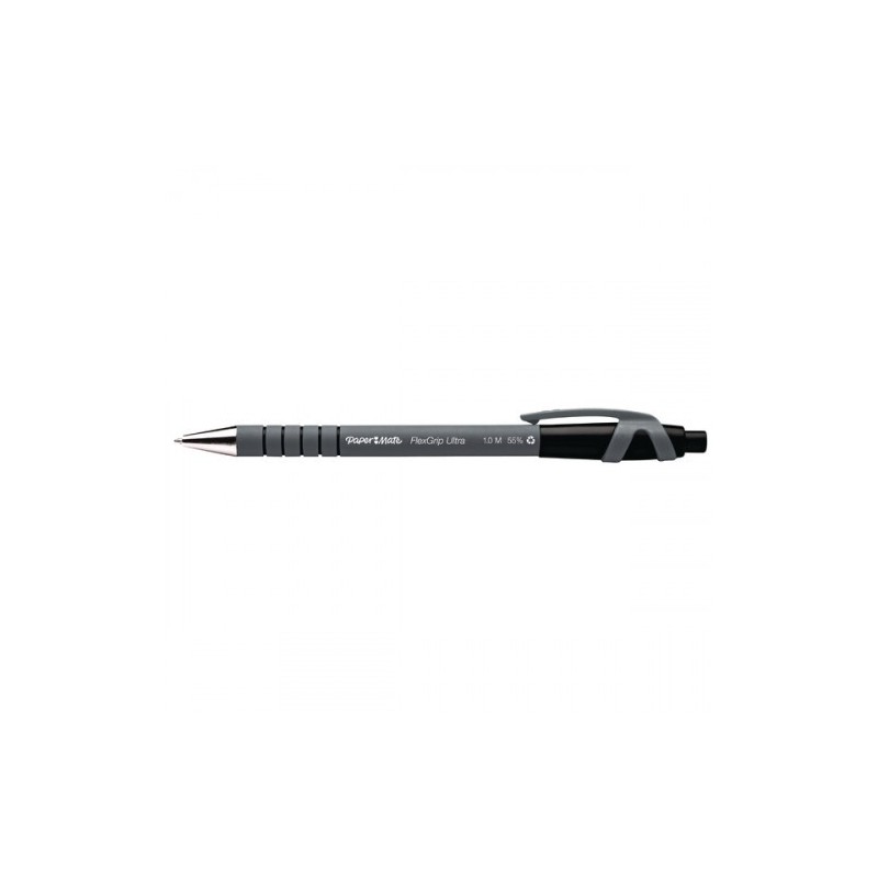 BOLIGRAFO FLEXGRIP ULTRA RETRACTIL 10 NEGRO PAPERMATE S0190