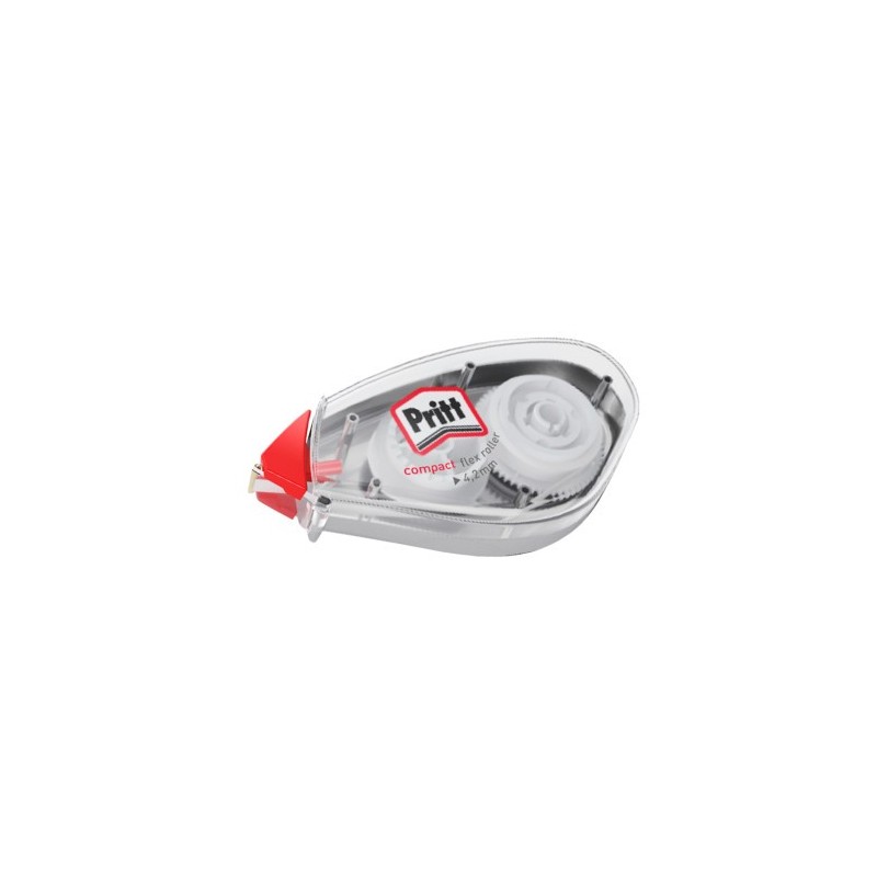 Pritt Compact Flex correccion de peliculo cinta 10 m Rojo Transparente Blanco 1 piezas