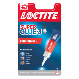 ADHESIVO INSTANTANEO SUPER GLUE 3 3GR ORIGINAL LOCTITE 2640968