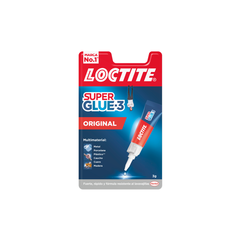 ADHESIVO INSTANTANEO SUPER GLUE 3 3GR ORIGINAL LOCTITE 2640968