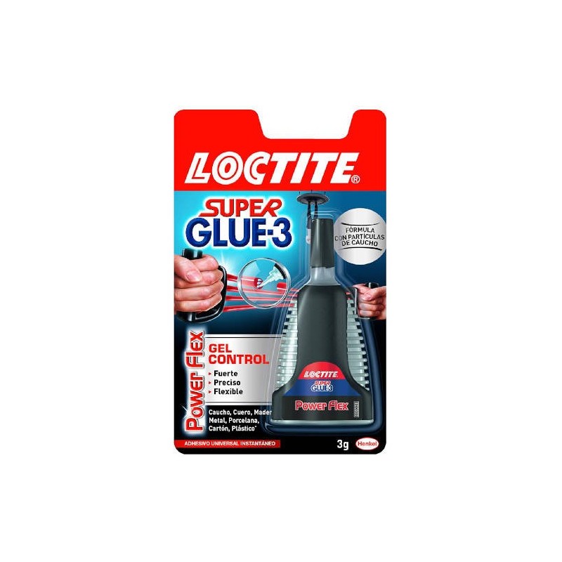 ADHESIVO INSTANTANEO SUPER GLUE 3GR POWER GEL LOCTITE 2640067