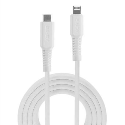 Lindy 31315 cable de conector Lightning 05 m Blanco