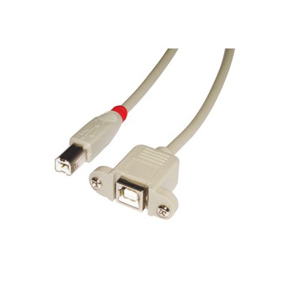 Lindy 31800 cable USB 05 m USB B Gris
