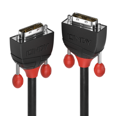 Lindy 36258 cable DVI 5 m DVI D Negro