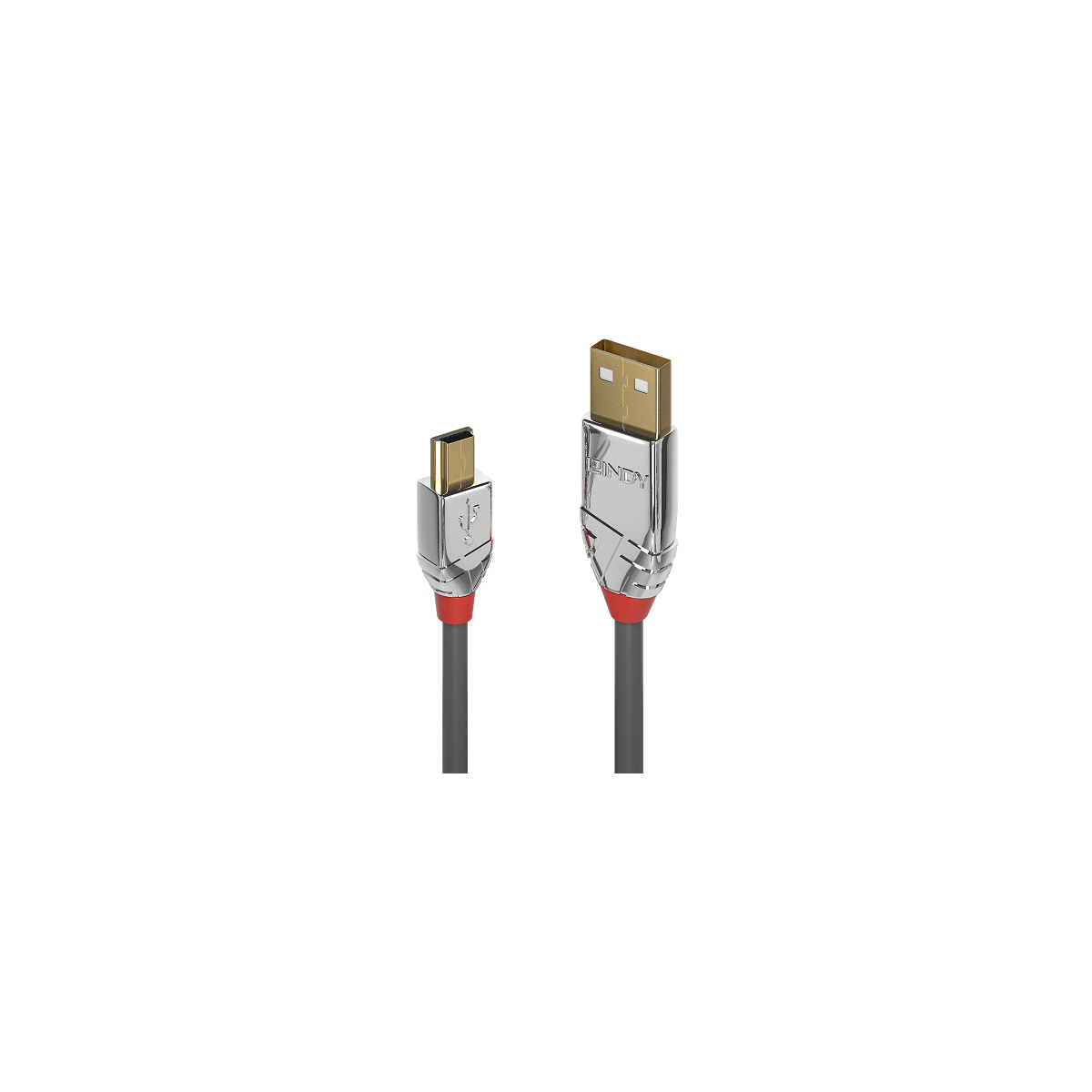 Lindy 36634 cable USB USB 20 5 m USB A Mini USB B Gris