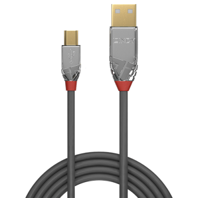 Lindy 36634 cable USB USB 20 5 m USB A Mini USB B Gris